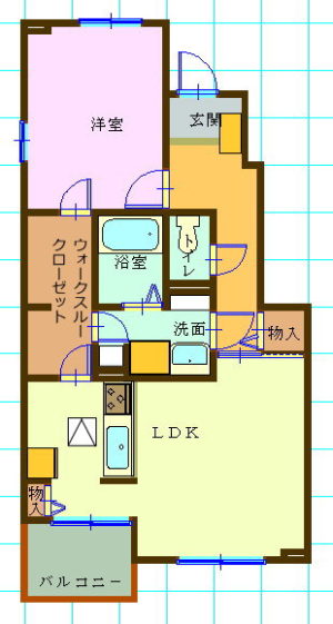 大東建託の賃貸集合住宅・1LDK・愛知県西尾市
