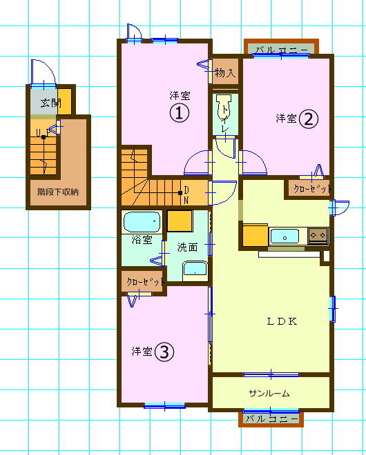 収納間取り診断 これぞ富山スタンダード ツッコミどころ満載の大東建託3ldk New 収納教える コム