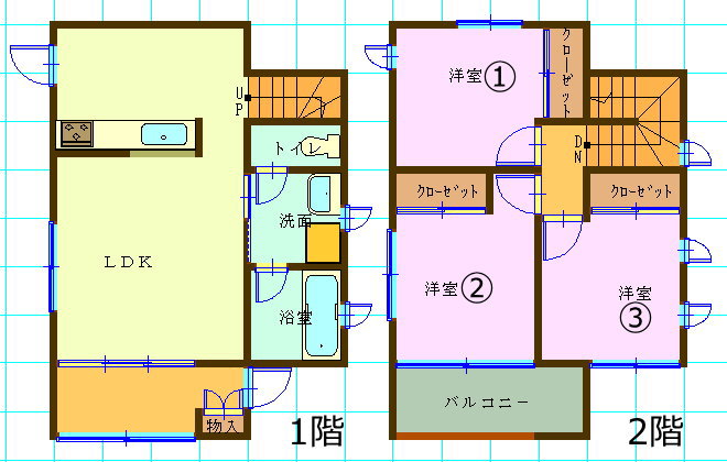 収納間取り診断 チャリダー必見 土間が広々 群馬県前橋市の3ldk戸建賃貸 New 収納教える コム