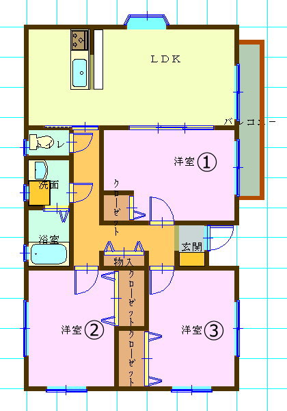 収納間取り診断 動線の無駄を無視した男性目線 仙台市の平屋一戸建て賃貸 New 収納教える コム