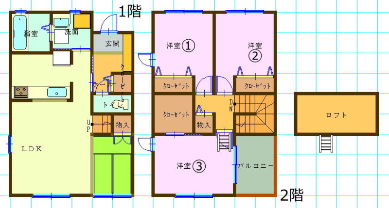 テラスハウス・3LDK・東京都町田市