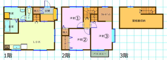 収納間取り診断 広い洗面所なのに使いにくい 長野県松本市の賃貸テラスハウス New 収納教える コム