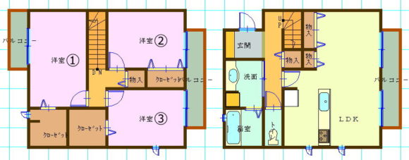 一戸建て賃貸（3LDK/滋賀県草津市）