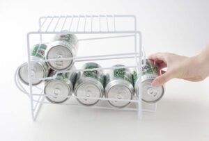 アーネスト 【日本製】 缶ビール ホルダー 冷えたビールが取り出しやすい/スッキリ収納/棚上も収納に (上にも置ける缶ストッカー) 大手飲食店愛用ブランド A-76572