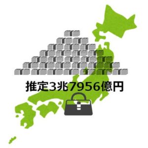 日本の埋蔵バッグ総額は推定3兆7956億円