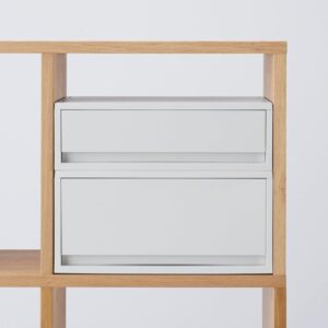 無印良品 再生ポリプロピレン入り 小物収納ケース ワイド 中 ホワイトグレー ・約幅37×奥行26×高さ12cm 84799655