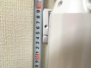 高さ960～970mmの位置に取り付け