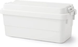 無印良品 【2個セット】再生ポリプロピレン入り 頑丈収納ボックス ホワイトグレー 特大 84394263