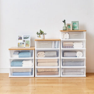 天馬・木製天板ストッカー550組立式