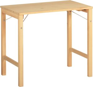 MUJI 無印良品 パイン材テーブル・折りたたみ式 幅80×奥行50×高さ70cm 18499441