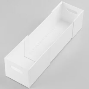 ニトリ・整理ボックス クラネ ロータイプ奥行伸縮(ホワイト) 商品コード 8511626