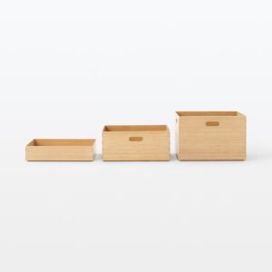 無印良品・重なる竹材長方形ボックス
