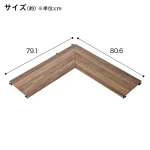 ニトリ・【Nポルダ L型コーナー専用】追加棚板(80cm幅用)