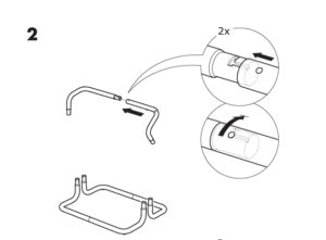 IKEA・【旧】ロースコグワゴン　フットベース　取扱説明書のスクリーンショット