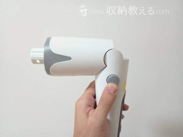 Epeios・電動バスポリッシャーHM115Pのヘッドは3段階で角度調節可能
