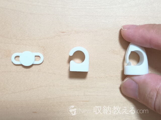 エルオー「マグネット補助板付き歯ブラシホルダー」とまるき「マルチホルダースリム」とプラス「強力ミニマグネット フックタイプ」の比較