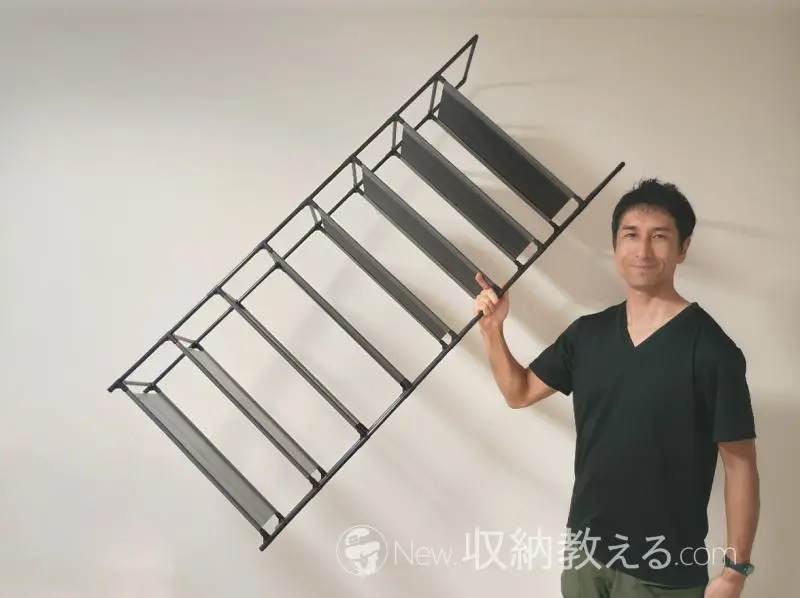 トレードワン／フリーラック 8段の重量は1091g