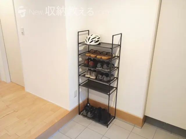 トレードワン／フリーラック8段はシューズラックとしても最適