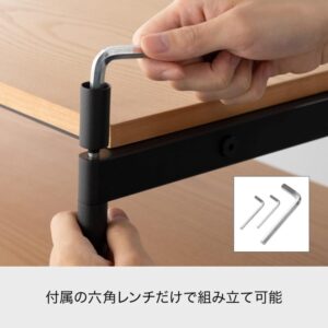 ライクイット (like-it) オープンシェルフ ラック スチール 3段 収納 木目調 W82×D40×H110cm シェルビングシステム セット 350LL SHEL-350-LL