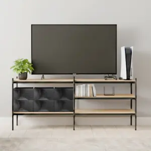 大型テレビonライクイット・シェルビングシステム