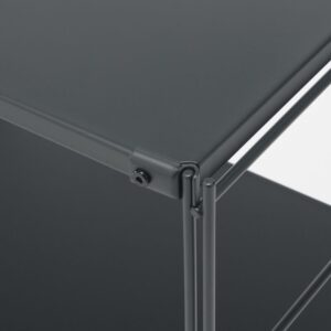 無印良品・スチールユニットシェルフ・スチール棚セット・大・ダークグレー