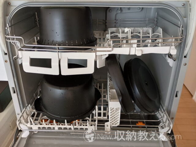 スケーターの電子レンジ専用スチームご飯メーカーは食洗機OKだが洗い物が多くてかさばる