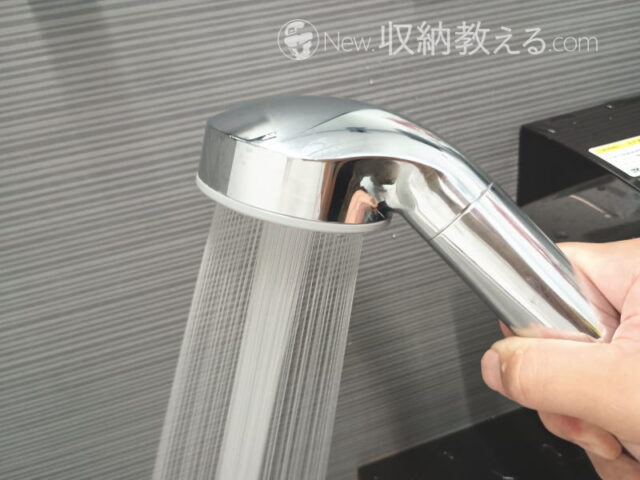 ウルトラファインバブルは水の勢いが少し落ちる