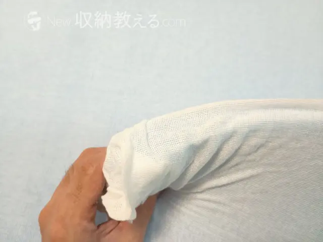 lullapanda（ララパンダ）／MagicBlue超低反発ジェルメモリーフォームトッパーのウレタンは布で包まれた状態