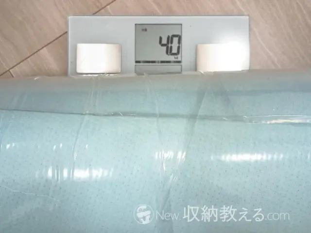 lullapanda（ララパンダ）／MagicBlue超低反発ジェルメモリーフォームトッパーの低反発ウレタンの密度は約49D