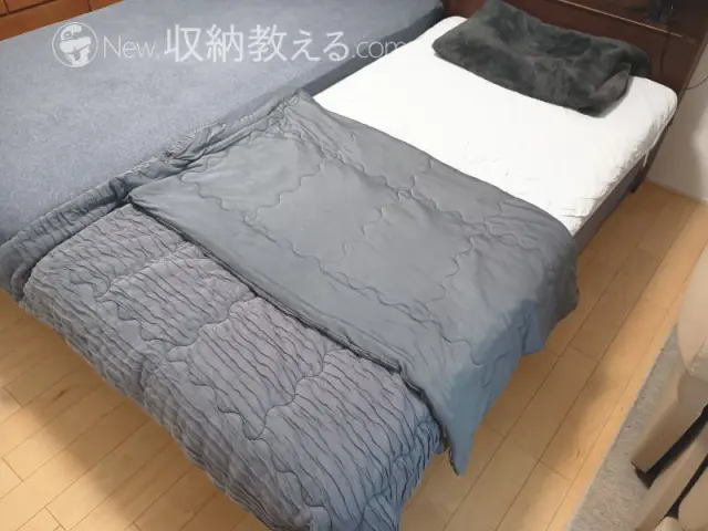 高反発ウレタンの上に低反発トッパーを敷いて一晩寝てみた